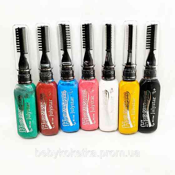 Туш-фарба для волосся Hair Mascara Julystar 15 мл. Львів