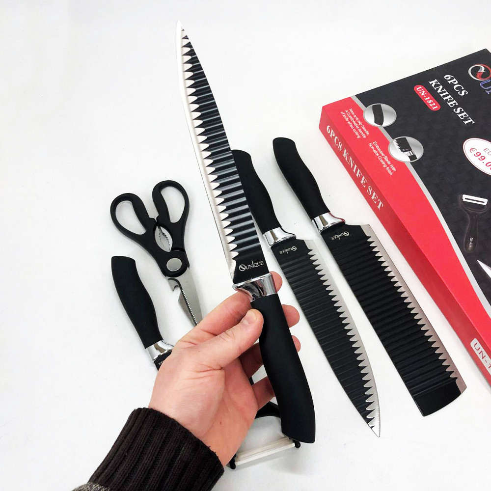 Кухонный набор ножей для нарезки, Кухонный нож универсальный, Набор литых ножей для кухни BS-29 Львов - изображение 2