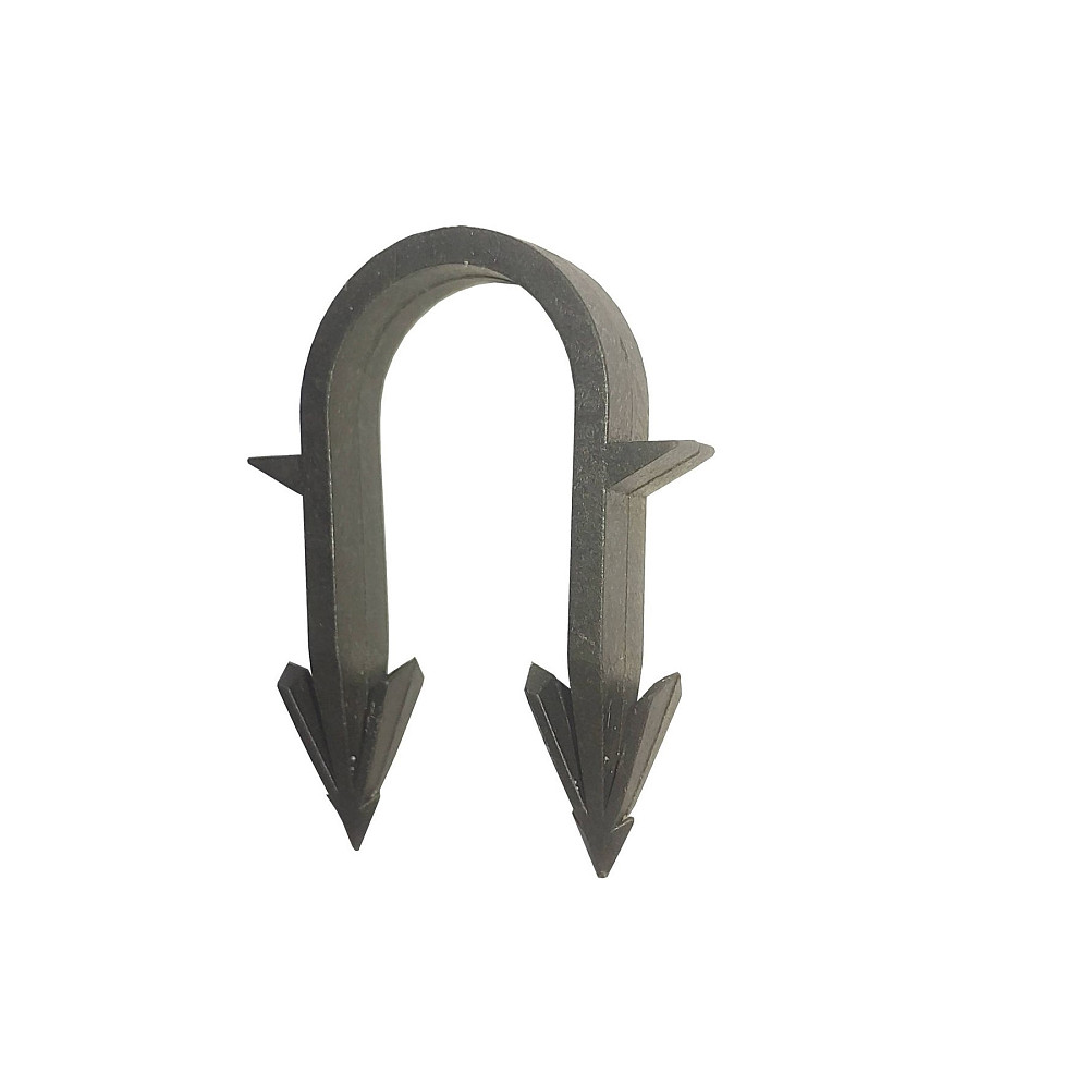 Гарпун-скоба для кріплення труби теплої підлоги Ø16-20 довжина 45мм чорна PREMIUM (100шт) Тернопіль - фото 1