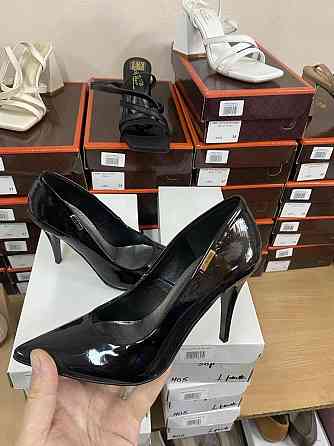 Туфлі жіночі LAVINI чорні шкіра лакована каблук 10см 35р (3728) Коломия