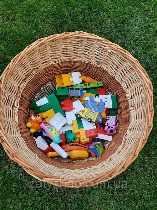Корзина плетеная большая, для игрушек Киев - изображение 8