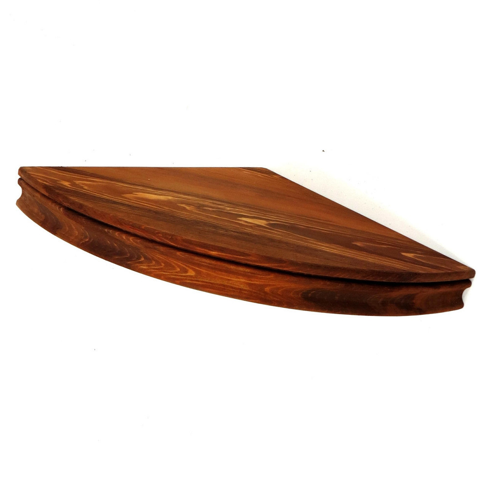 Угловая настенная полка 