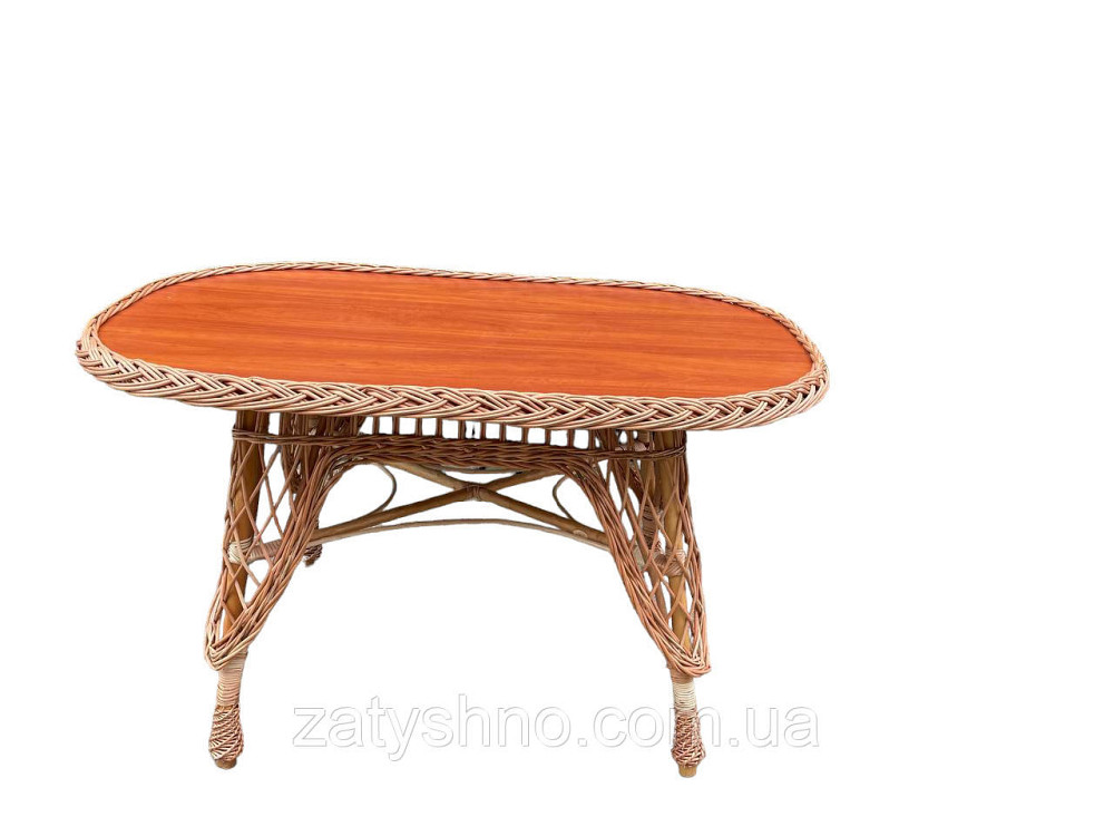 Плетеный стол из лозы обеденный Киев - изображение 1