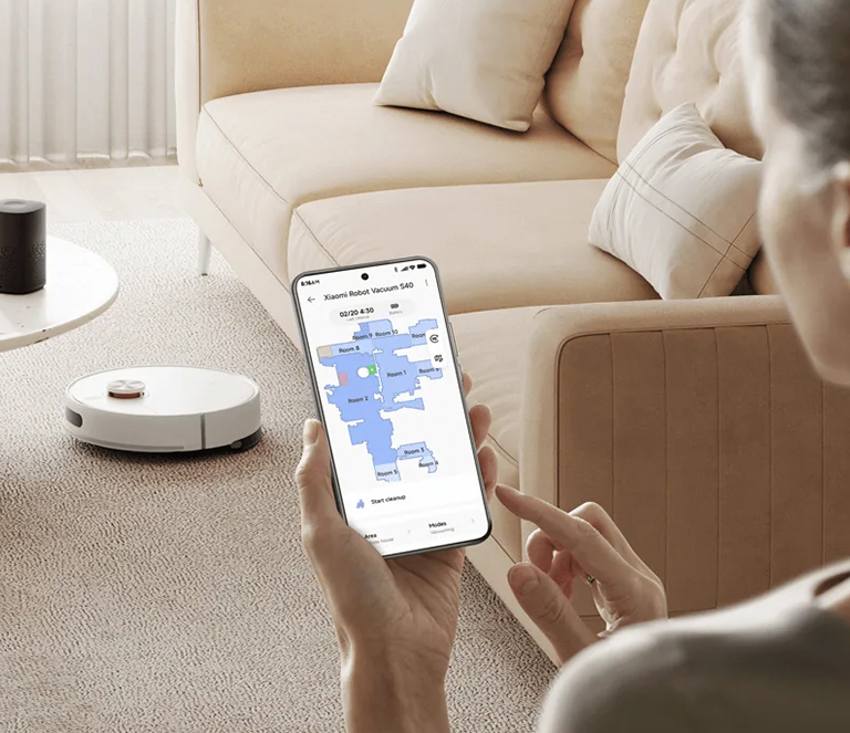 Робот-пылесос с влажной уборкой Xiaomi Robot Vacuum S40C EU Одесса - изображение 10