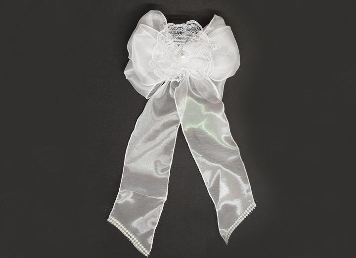 Бант шкільний ажурний на резинці Київ - фото 1