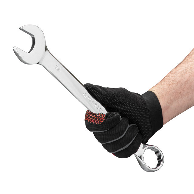 Набор ключей комбинированных, 20 шт, 6-32 мм, профессиональные, polishing DIN3113, чехол INTERTOOL XT-1520 Киев - изображение 5