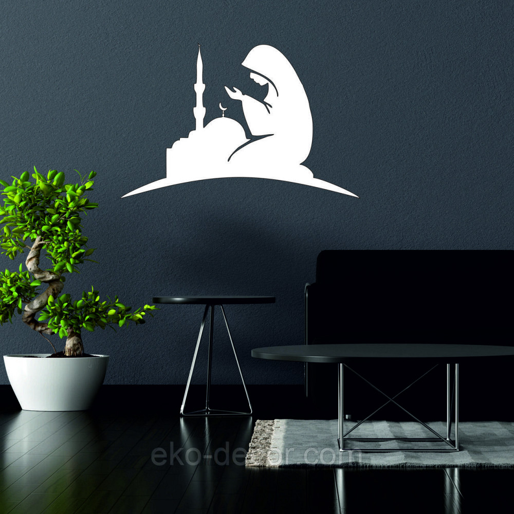 Декоративное настенное Панно «Ислам» Декор на стену 110*71 см, Белый Киев - изображение 2