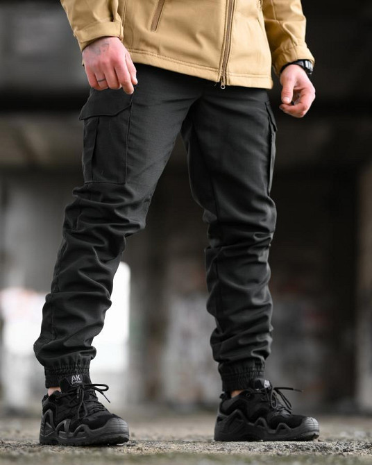 Тактические штаны джогер BANDIT ЧЕРНЫЕ Одесса - изображение 12