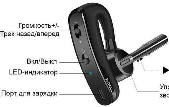 Гарнитура : HOCO E15 Business Rede Харьков