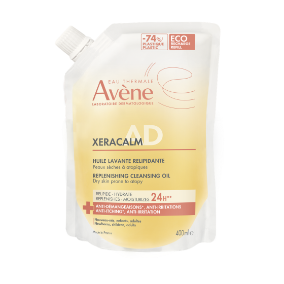 Авен Ксеракальм Рефіл Олія очищуюча Avene XeraCalm A.D Huile lavante relipidante 400 мл Дніпро