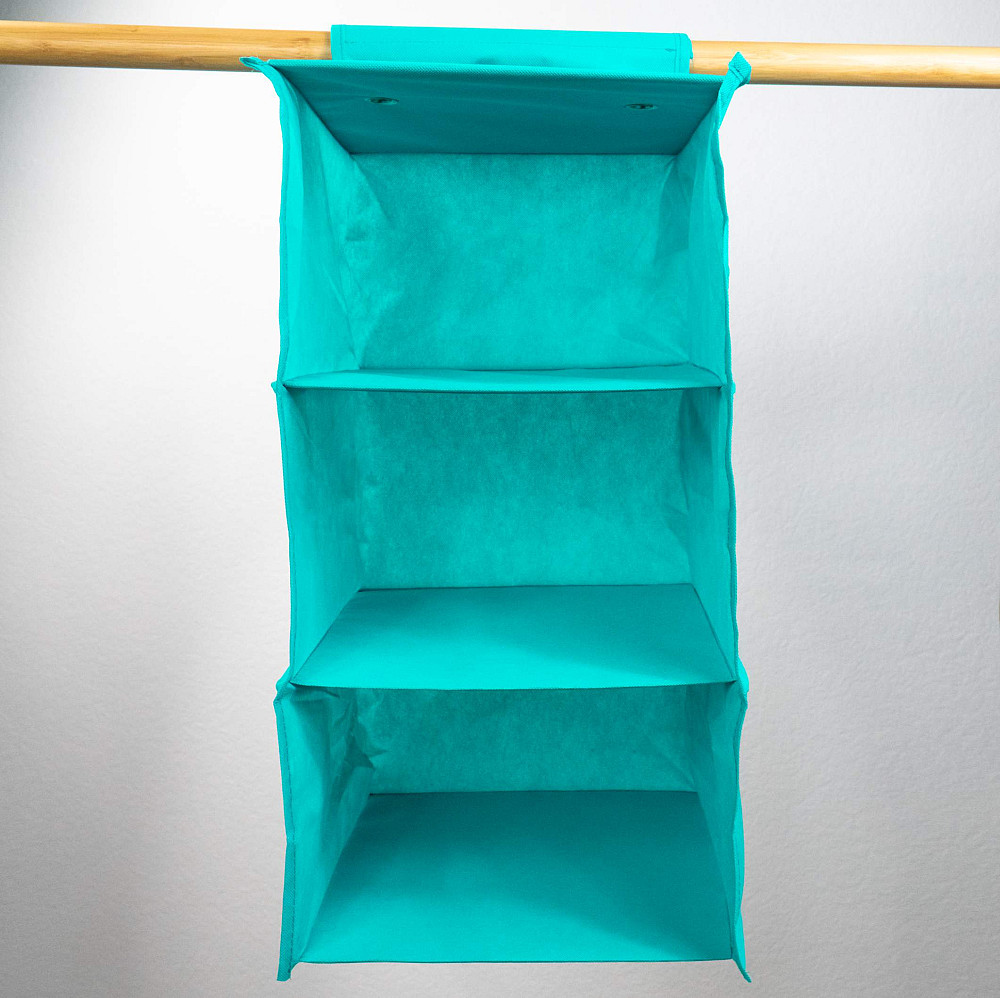 Подвесные полочки органайзер для хранения вещей 62x30x30 см L HP-L (Лазурный) Сумы - изображение 6