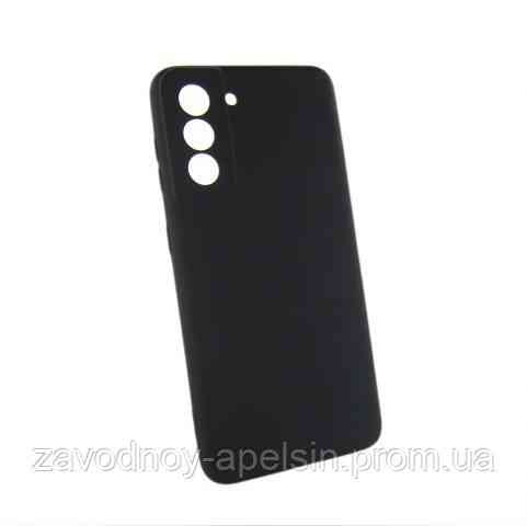 Samsung S21 G991 черный чехол Silicone Cover black Одесса