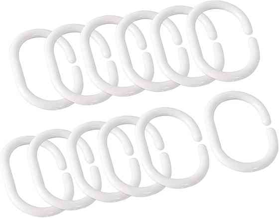 Шторка для ванної та душу з кільцями 180x180 см водостійка, шторка для ванної кімнати з гачками, PEVA, однотонна бордова Кам'янець-Подільський