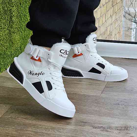 Жіночі зимові Білі Кросівки з Мехом Снікерси Черевики (розміри: 36,37,38,39,40) Дніпро