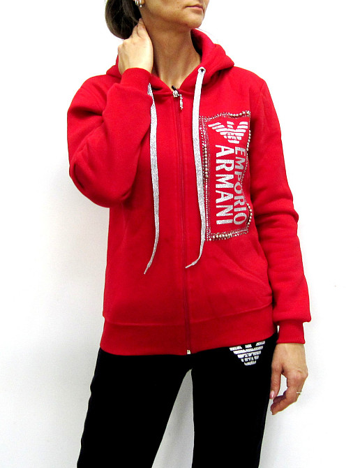 Женский теплый зимний костюм на флисе Armani, оригинал. Киев - изображение 3