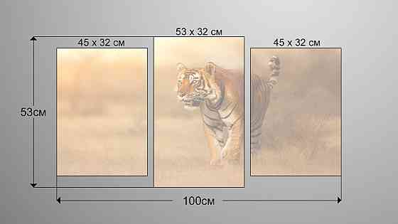 Модульная картина Тигр Art-183_3 Киев