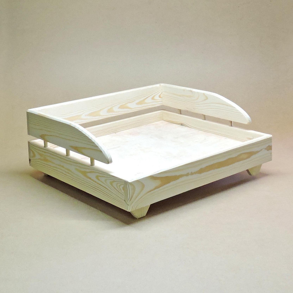 Лежак деревянный для собаки 