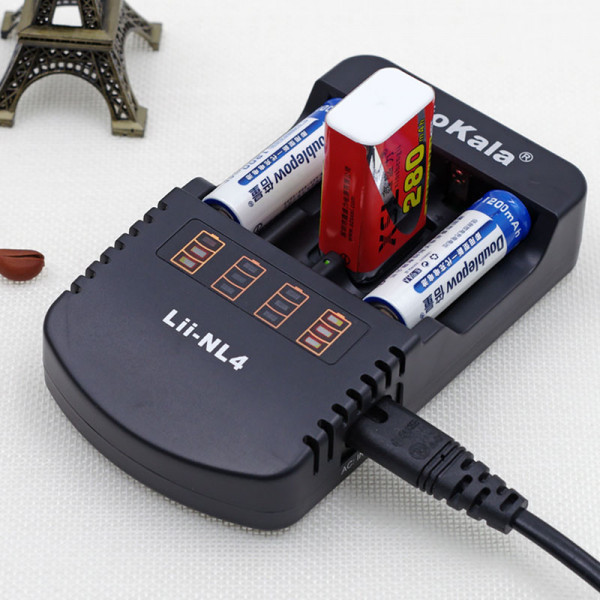 Зарядний пристрій LiitoKala Lii-NL4, 4x(NiMH/NiCd) + 1*9V(крона) (Lii-NL4) Київ - фото 8