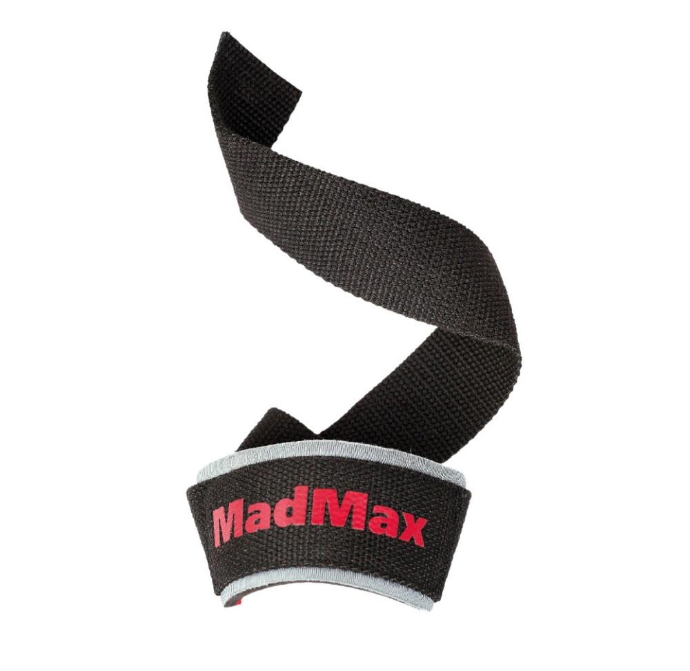 Лямки для тяги MadMax MFA-267 PWR Straps Black/Grey/Red Луцьк - фото 2