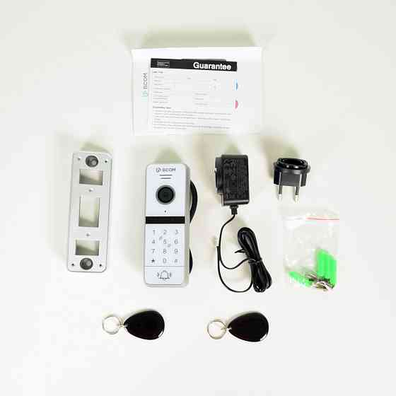 Відеопанель BCOM BT-400FHD-AC White з вбудованою клавіатурою і зчитувачем Mifare Київ