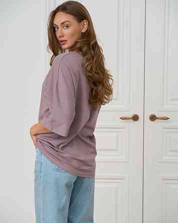 Футболка женская оверсайз круглое горло Nicoletta - Капучино XL Киев