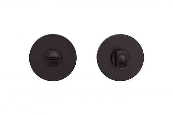 Сантехнічний фіксатор Gavrohe Z33-WC Black  (накладка на двері санвузла з поворотником) чорний Київ