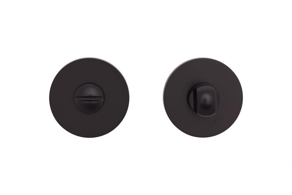 Сантехнический фиксатор Gavrohe Z33-WC Black (накладка на дверь санузла с поворотником) черный Киев - изображение 1