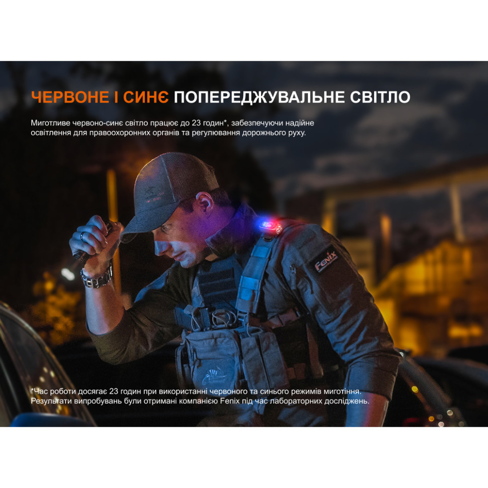 Ліхтар з кліпсою Fenix E04R, чорний Киев - изображение 15