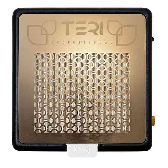 Настольная маникюрная вытяжка Teri 800 M черная (решетка золото) + Киев