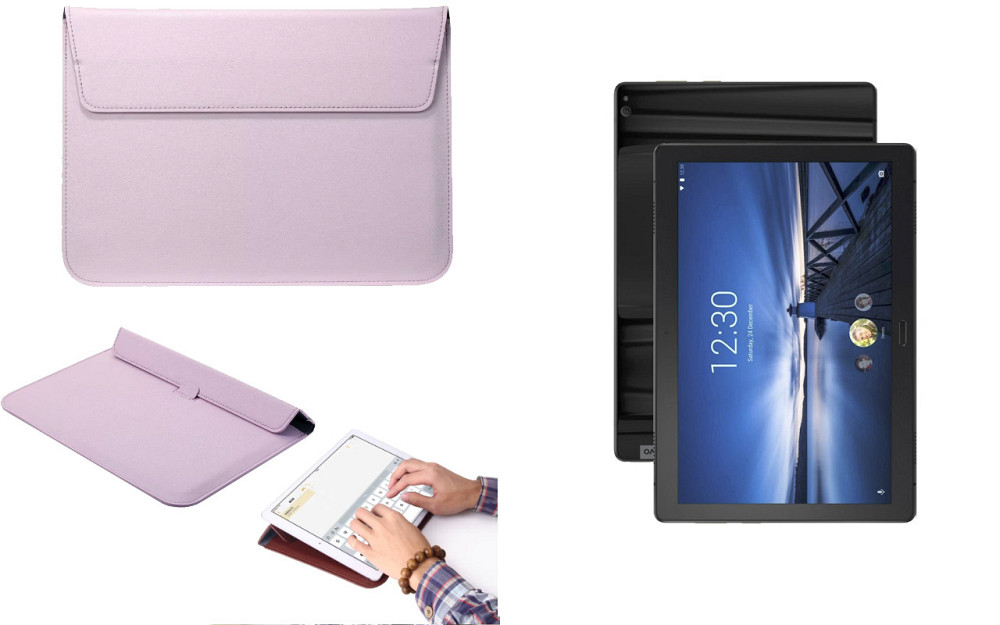 Чохол-конверт VitoCase для Lenovo Tab P10 TB-X705F, з функцією підставки для планшета Фіолетовий Київ - фото 1