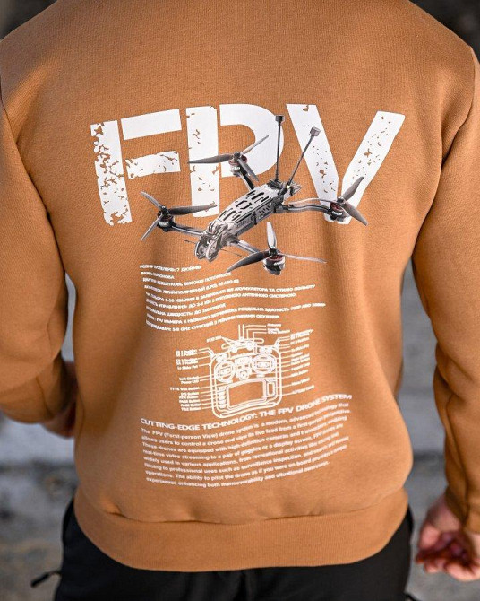 Милитари худи на флисе GENESIS  FPV койот ПП8082 Одеса - фото 6