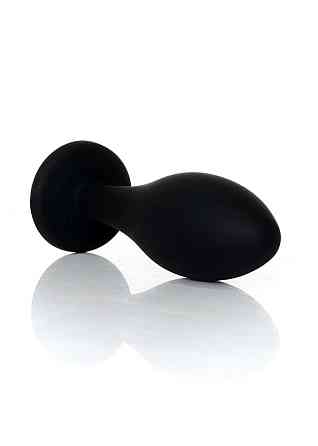Анальна пробка - Jewellery Silicone Black Plug L Clear Sex Aura Київ