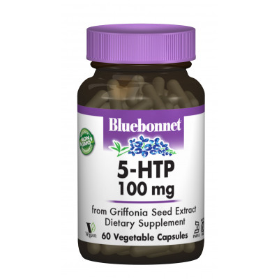 Амінокислота Bluebonnet Nutrition 5-HTP (гідроксітріптофан), 100 мг, 60 капсул (BLB0051) Вінниця - фото 1
