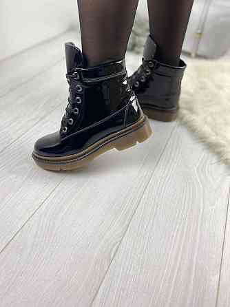 Черевики жіночі ARLEN чорні шкіра лакована зима 36-40 (БК-16/76 2850) Коломия