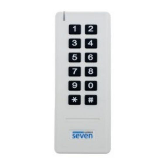 Бездротова клавіатура з вбудованим зчитувачем SEVEN LOCK SK-7712w Київ