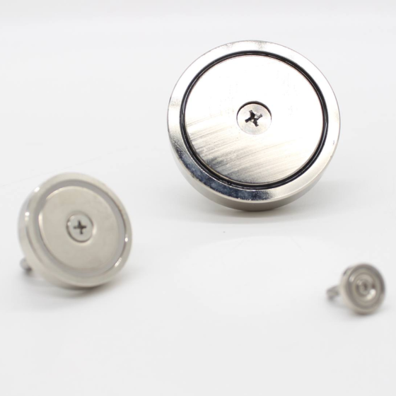 Пошуковий неодимовий магніт з кільцем 42мм,до 55кг,у корпусі SBR Київ