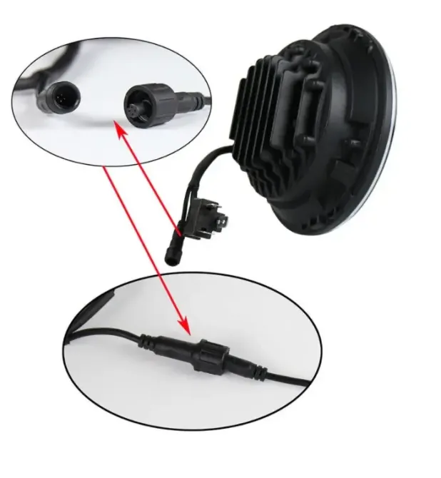 Передні льодові фари Нива ВАЗ 2121 ВАЗ 2101 ГАЗ24, УАЗ LED фари Bluetooth RGB RGB Світлодіодна led фара Харків - фото 3