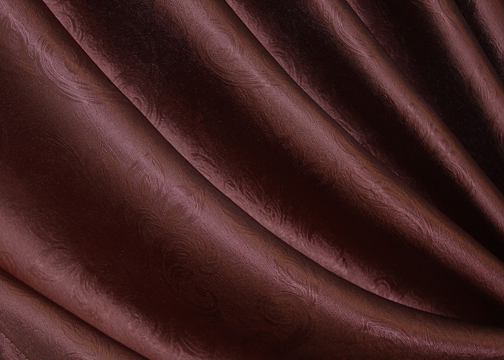 Комплект готовых штор VR-Textil Софт № 1444ш 135х270 см 2 шт Бордовый (39-015) Киев - изображение 6