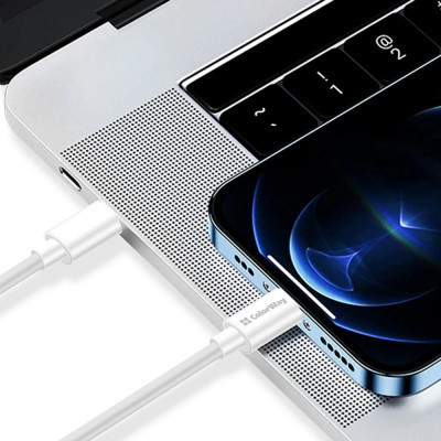 Дата кабель USB-C to USB-C 2.0m 3A 65W white ColorWay (CW-CBPDCC056-WT) Винница - изображение 7