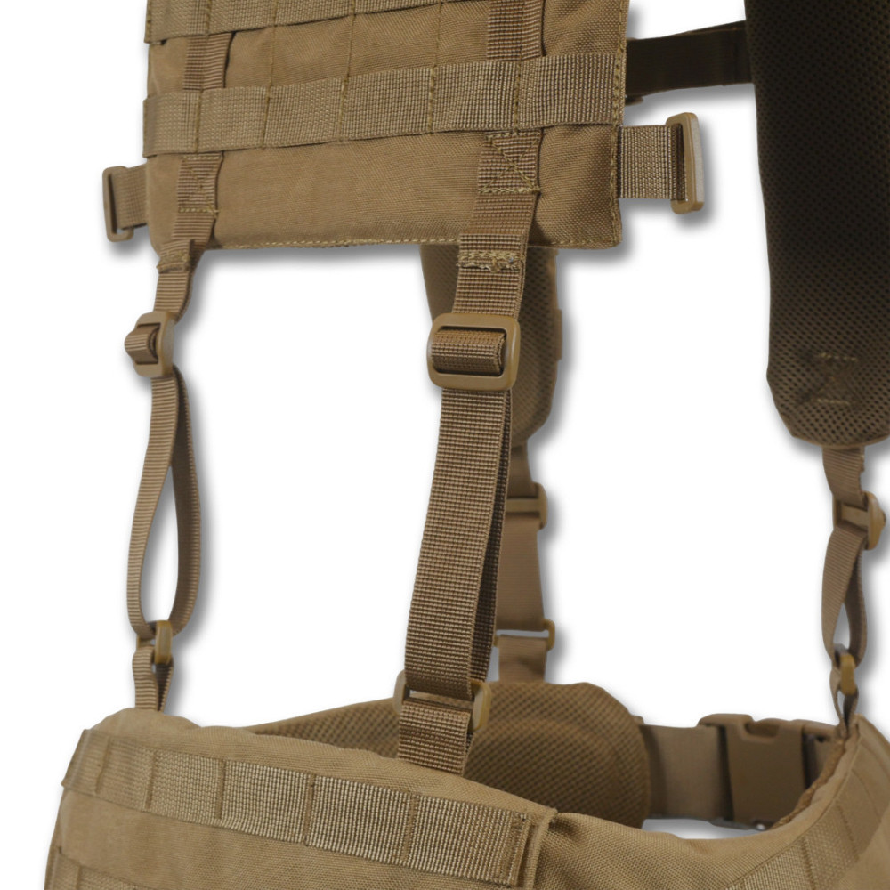 РПС Kiborg R-1 GEN.2 (L) Coyote. Ременно плечевая система, рпс разгрузка тактическая, РПС хаки, койот Киев - изображение 7