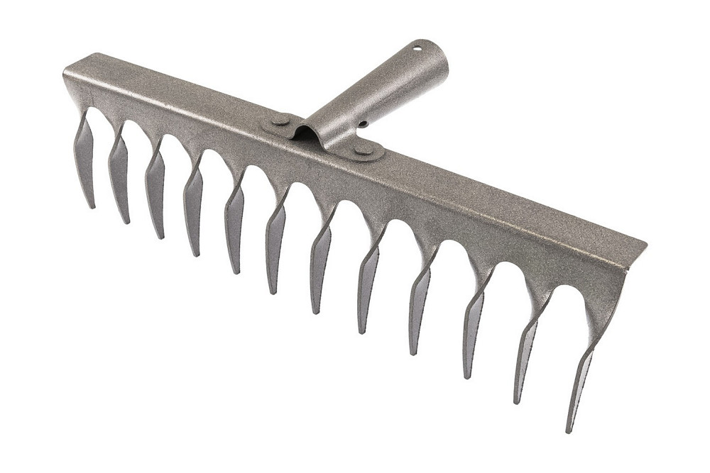 ГОСПОДАР Граблі металеві кручені ГОСПОДАР ГУ-12 12 зубів 355х105 мм 14-6293 Киев - изображение 2