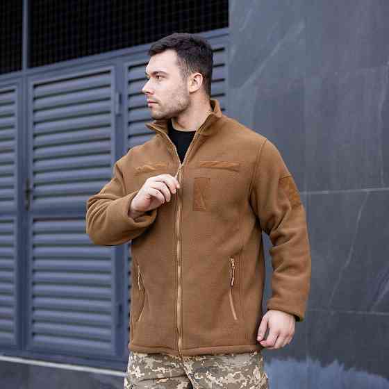 Толстовка флісова Pobedov Voin з липучками Койот M BLto2 541Mkt Київ