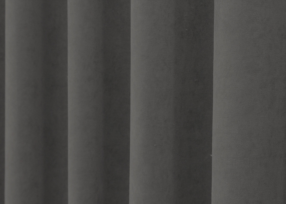 Комплект готових штор VR-Textil Мікровелюр Petek № 1484ш Сірий 150х290 см 2 шт (33-0361) Київ - фото 8