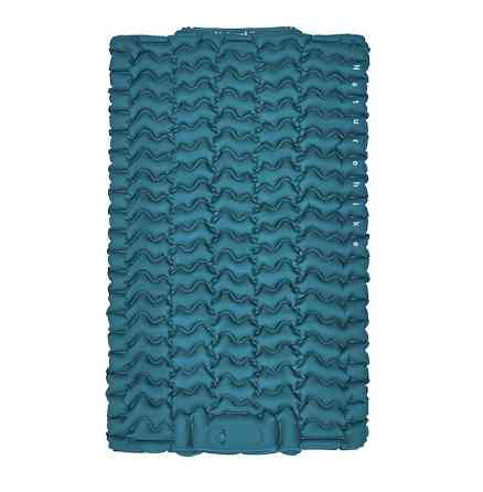 Матрас двухместный Naturehike CNK2550WS019 (65 мм) с мешком для надувания Синий Киев