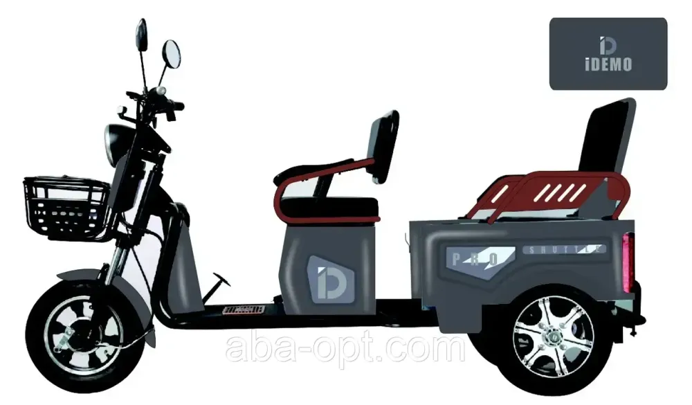 Електричний вантажний трицикл ID CARGO S 10 1500W-72V-20Ah LiFePO4 шини 10«/10» купити дешево в Україні Одеса - фото 1