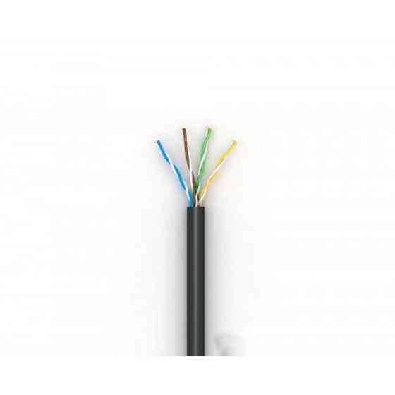 Кабель UTP Cat-5e Ok-NET, КПП-ВП (100) 4х2х0,51 (бухта 305м) для зовнішньої прокладки (49219M305) Київ