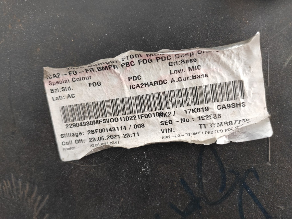 Бампер передній Ford Transit Custom 2017-2022 Ковель - фото 5