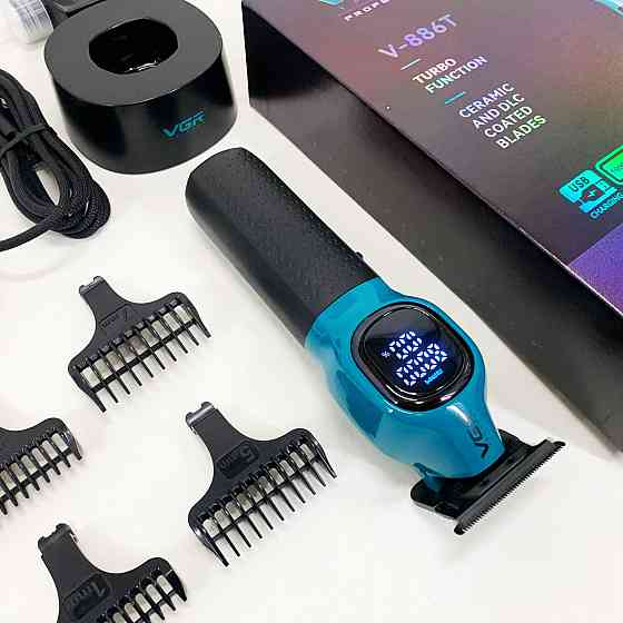 Триммер для стрижки аккумуляторный профессиональный, Мужской набор для стрижки волос беспроводной WU-35 Львов