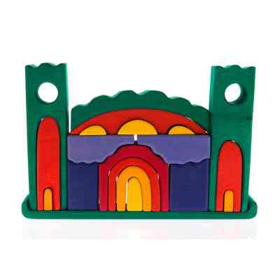 Конструктор Nic деревянный Все в замке зеленый (NIC523269) Винница