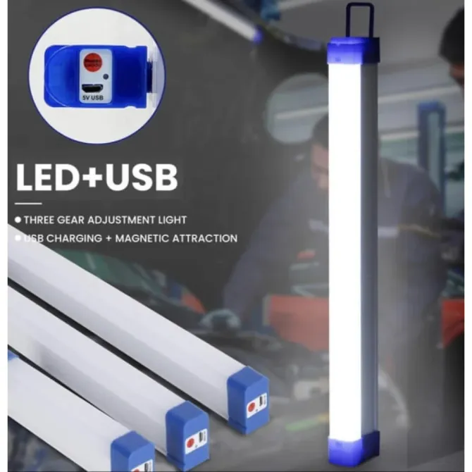 Переносная Аккумуляторная светодиодная лампа micro USB 70см T550 для 3 режима свечения, 60 вт Киев - изображение 1